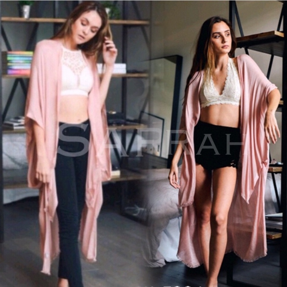 Almost Sold Out New Boho Chic High Low Kimono Cardigan Wrap - Picture 1 of 10